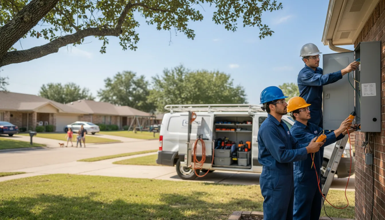 Certified electrician providing emergency electrical services in Woodland, AL